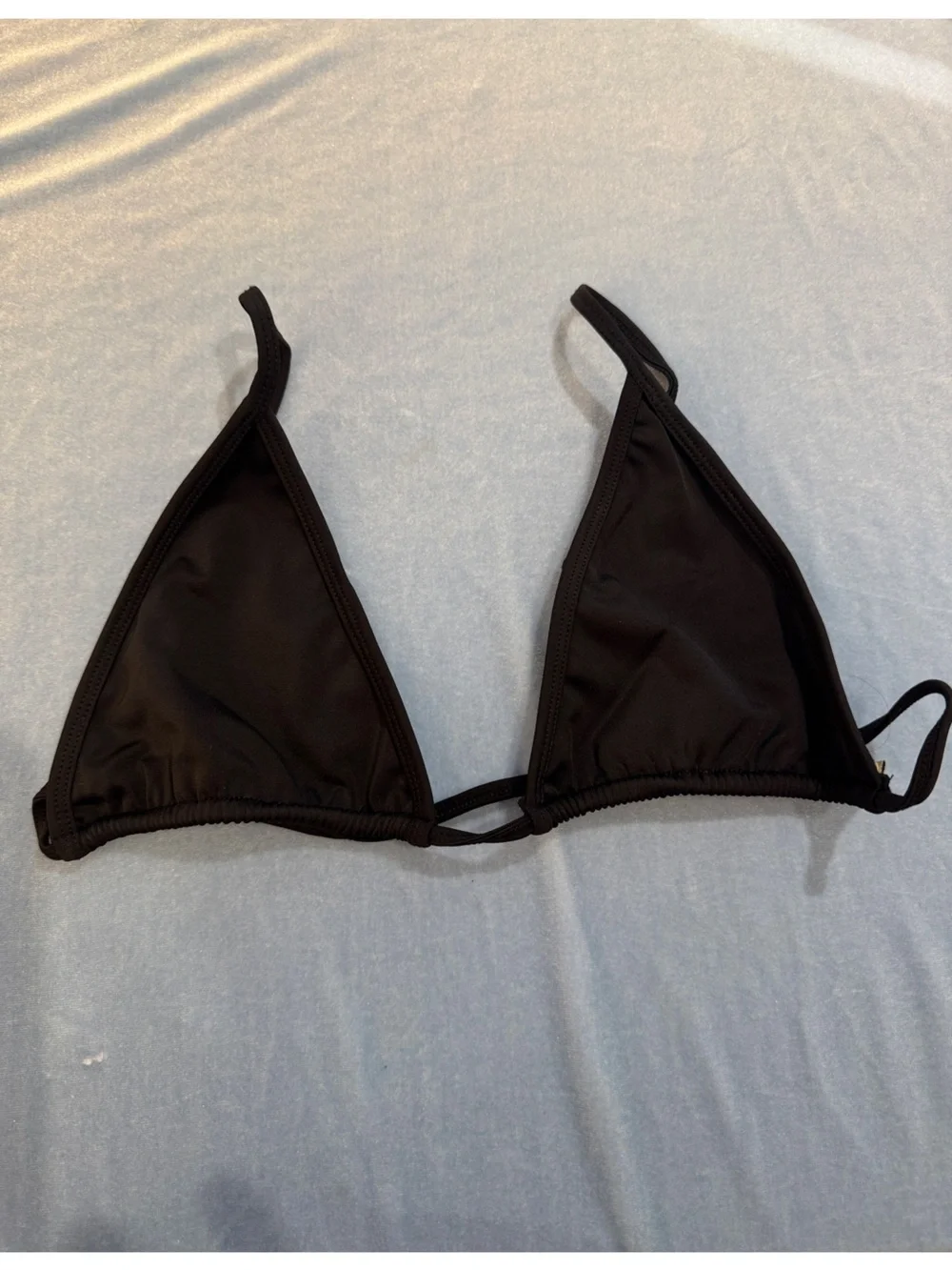 Bella Anna (Belle The Label) Siempre Black Triangle Bikini Top XL - Picture 2 of 3